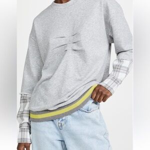 LE SUPERBE No Comply Pullover Sweatshirt XS NWOT
